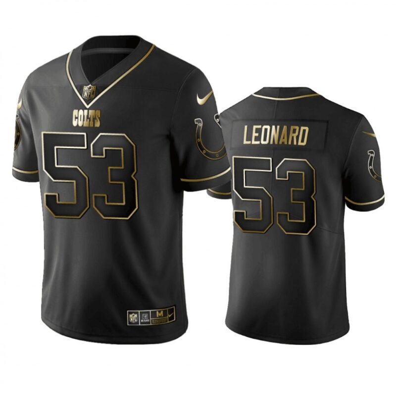 6862101f67463_1 Men's Indianapolis Colts #53 Darius Leonard 2019 Black Gold Edition Stitched NFL Jersey