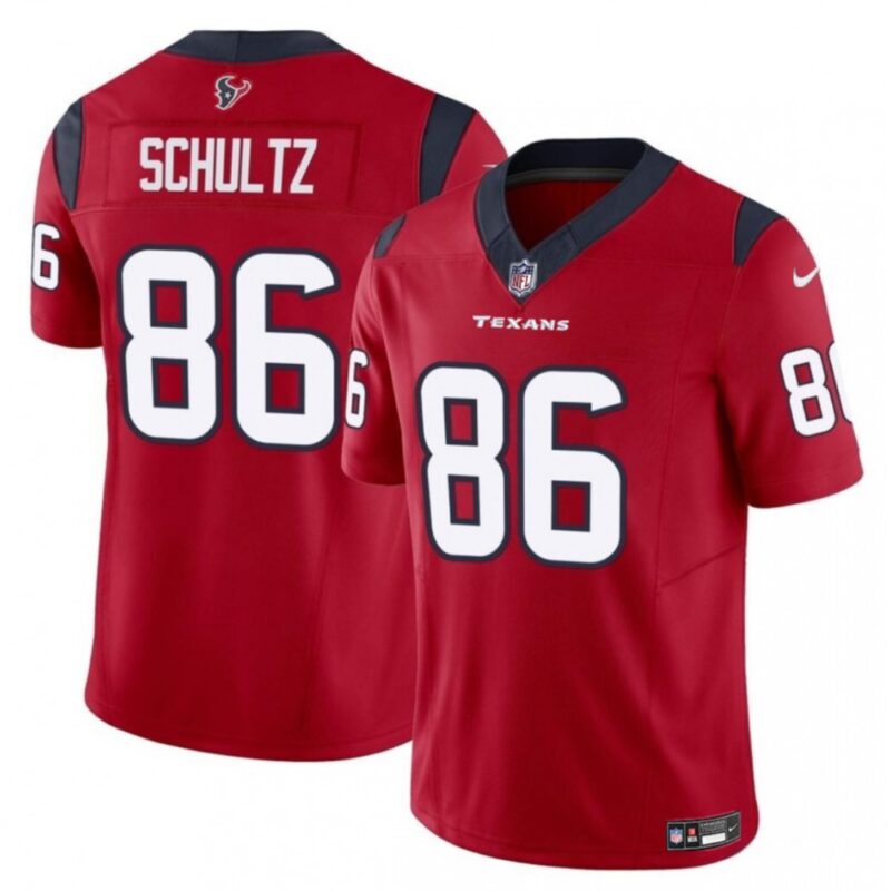 6862108b5a942_1 Men's Houston Texans #86 Dalton Schultz Red 2023 F.U.S.E Vapor Untouchable Stitched Football Jersey