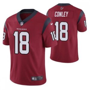 686210c9eb2f4_1 Men's Houston Texans #18 Chris Conley Red Vapor Untouchable Limited Stitched Jersey