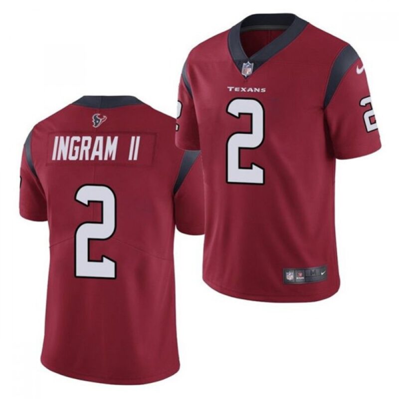686210d08ba68_1 Men's Houston Texans #2 Mark Ingram II Red Vapor Untouchable Limited Stitched Jersey