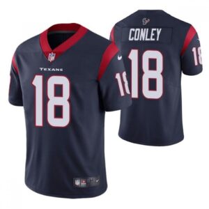 68621111a7311_1 Men's Houston Texans #18 Chris Conley Navy Vapor Untouchable Limited Stitched Jersey