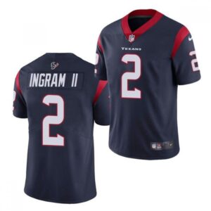 686211183c331_1 Men's Houston Texans #2 Mark Ingram II Navy Vapor Untouchable Limited Stitched Jersey