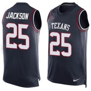 6862112961f5f_1 Texans #25 Kareem Jackson Navy Blue Team Color Men's Stitched NFL Limited Tank Top Jersey