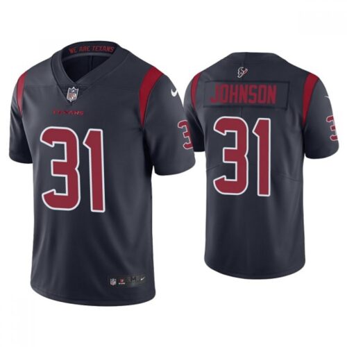6862114d2bb5b_1 Men's Houston Texans #31 David Johnson New Navy Color Rush Limited Stitched Jersey