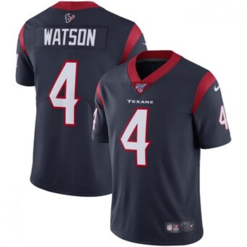6862115d91322_1 Men's Houston Texans #4 Deshaun Watson Navy 2019 100th Season Vapor Untouchable Limited Stitched NFL Jersey
