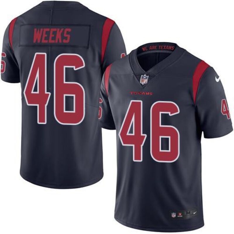 68621175055fb_1 Texans #46 Jon Weeks Navy Blue Men's Stitched NFL Limited Rush Jersey