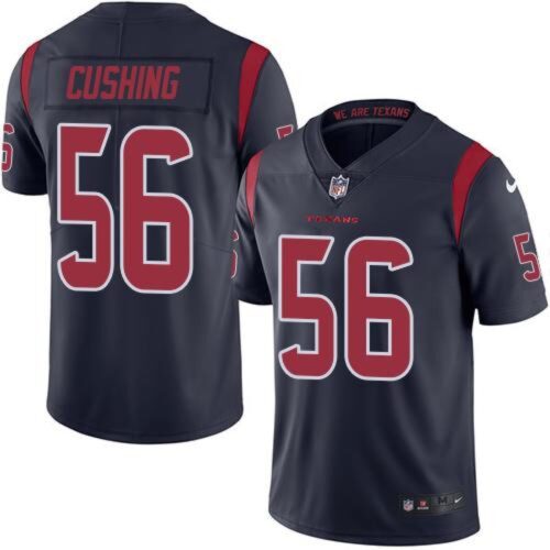 68621185dc9d5_1 Texans #56 Brian Cushing Navy Blue Men's Stitched NFL Limited Rush Jersey