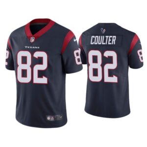 686211ac26d40_1 Men's Houston Texans #82 Isaiah Coulter Navy Vapor Untouchable Limited Stitched Jersey