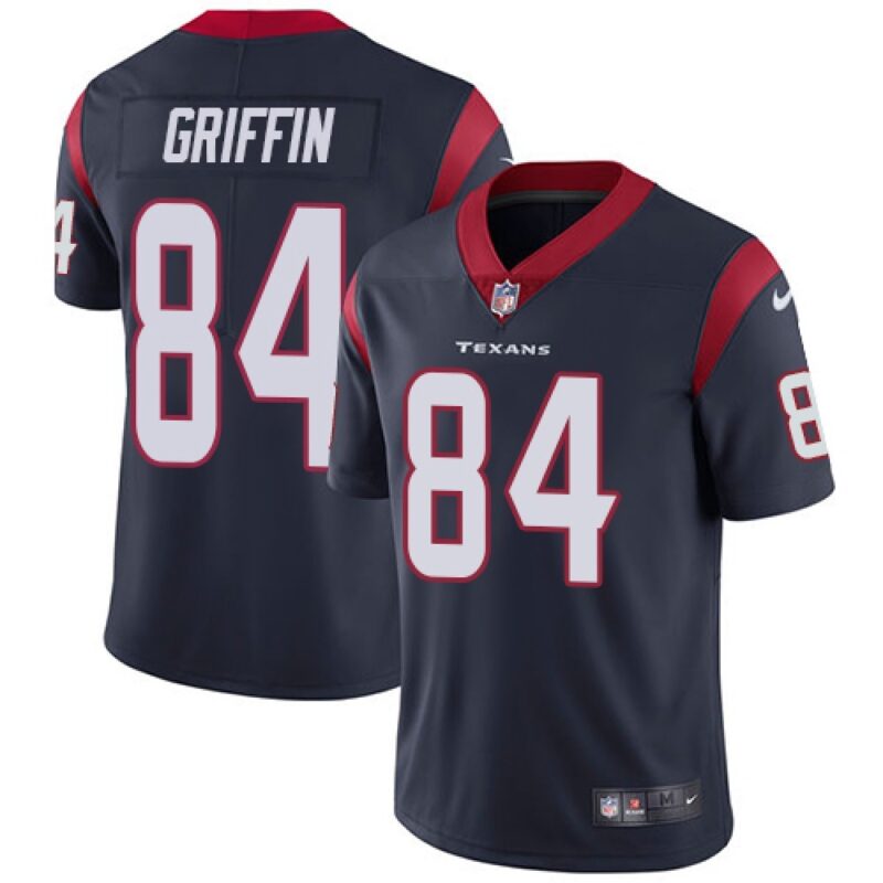 686211af74a54_1 Men's Houston Texans #84 Ryan Griffin Navy Blue Vapor Untouchable Limited Stitched NFL Jersey