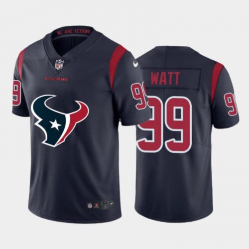 686211cebc499_1 Men's Houston Texans #99 J.J. Watt Navy 2020 Team Big Logo Limited Stitched Jersey