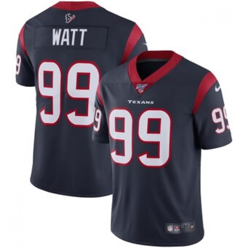 686211d689ece_1 Men's Houston Texans #99 J.J. Watt Navy 2019 100th Season Vapor Untouchable Limited Stitched NFL Jersey