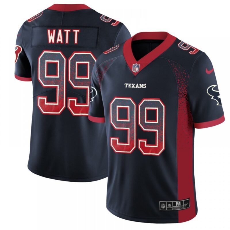 686211e187beb_1 Men's Houston Texans #99 J.J. Watt Navy 2018 Drift Fashion Color Rush Limited Stitched NFL Jersey