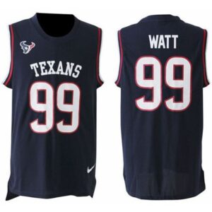 686211efb44c1_1 Texans #99 J.J. Watt Navy Blue Team Color Men's Stitched NFL Limited Tank Top Jersey