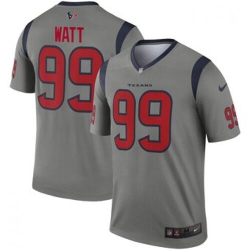 686212121056b_1 Men's Houston Texans #99 J.J. Watt Gray Inverted Legend Jersey