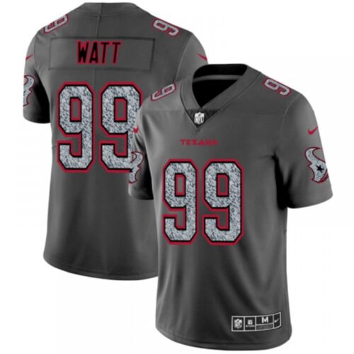 686212247350e_1 Men's Houston Texans #99 J.J. Watt 2019 Gray Fashion Static Limited Stitched NFL Jersey