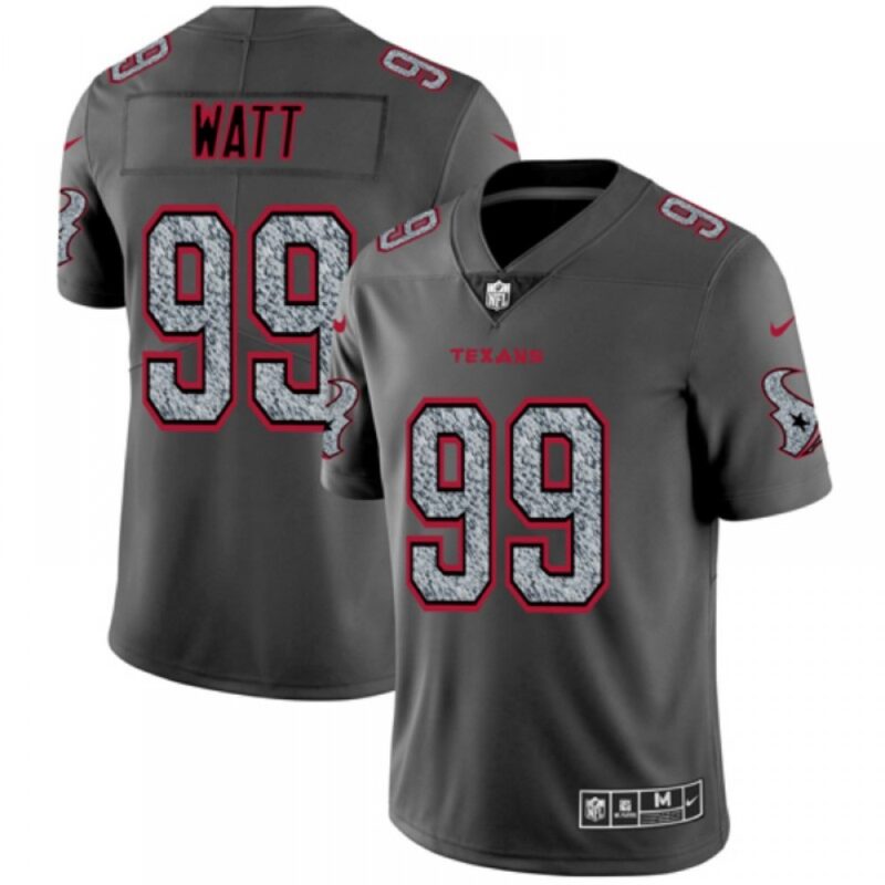686212247350e_1 Men's Houston Texans #99 J.J. Watt 2019 Gray Fashion Static Limited Stitched NFL Jersey