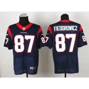 686212919d462_1 Texans #87 C.J. Fiedorowicz Navy Blue Team Color Men's Stitched NFL Elite Jersey