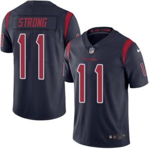 686213bad602d_1 Texans #11 Jaelen Strong Navy Blue Men's Stitched NFL Limited Rush Jersey