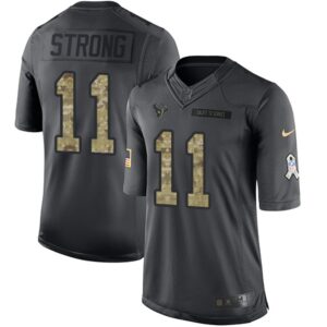 686213ec24223_1 Texans #11 Jaelen Strong Black Men's Stitched NFL Limited 2016 Salute to Service Jersey