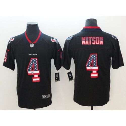 6862141ce412c_1 Men's Houston Texans #4 Deshaun Watson Black 2018 USA Flag Color Rush Limited Fashion NFL Stitched Jersey