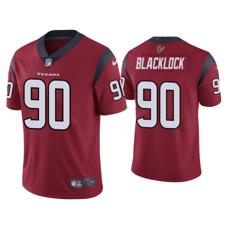 6862143607360_1 Men's Houston Texans #90 Ross Blacklock Red Vapor Untouchable Limited Stitched Jersey