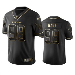 6862144c3df38_1 Men's Houston Texans #99 J.J. Watt Black 2019 Golden Edition Limited Stitched NFL Jersey