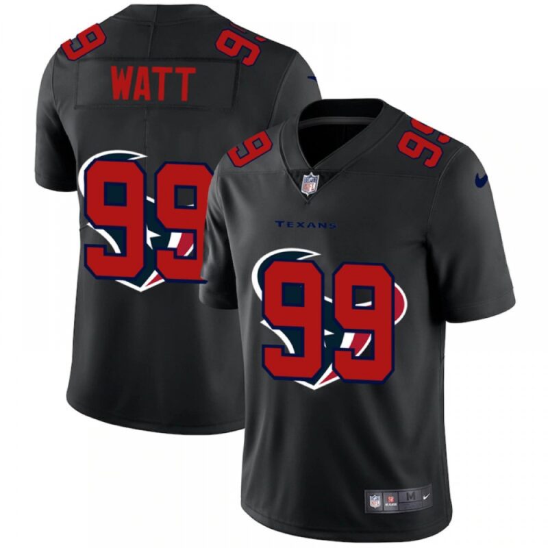 68621461c71fb_1 Men's Houston Texans #99 J.J. Watt 2020 Black Shadow Logo Limited Stitched Jersey
