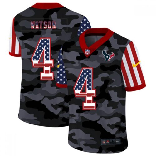 686214ae17c16_1 Men's Houston Texans #4 Deshaun Watson 2020 Camo USA Flag Limited Stitched Jersey
