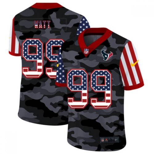686214b48c272_1 Men's Houston Texans #99 J.J. Watt 2020 Camo USA Flag Limited Stitched Jersey