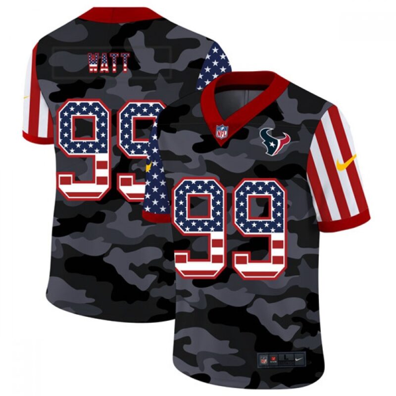 686214b48c272_1 Men's Houston Texans #99 J.J. Watt 2020 Camo USA Flag Limited Stitched Jersey