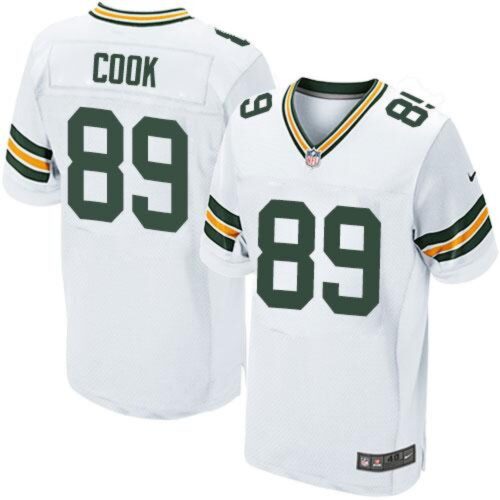 686214c40d240_1 Packers #89 Jared Cook White Men's Stitched NFL Elite Jersey