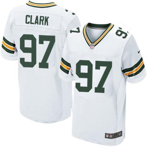 686214c714cc9_1 Packers #97 Kenny Clark White Men's Stitched NFL Elite Jersey