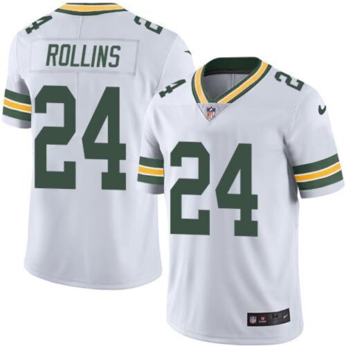 686214d6069bf_1 Packers #24 Quinten Rollins White Men's Stitched NFL Limited Rush Jersey
