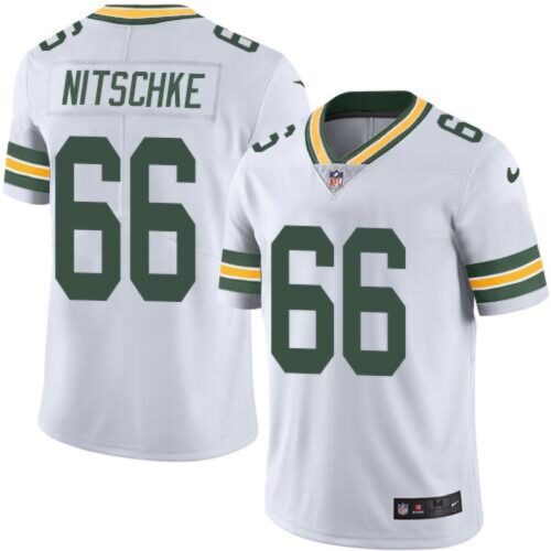686214f6d960a_1 Packers #66 Ray Nitschke White Men's Stitched NFL Limited Rush Jersey