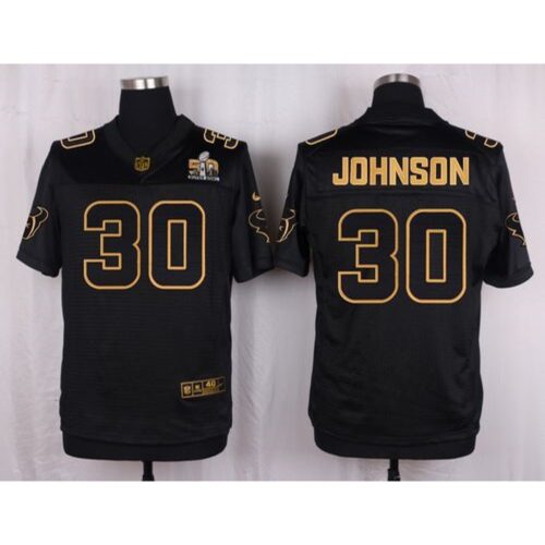 6862153c76bce_1 Texans #30 Kevin Johnson Black Men's Stitched NFL Elite Pro Line Gold Collection Jersey