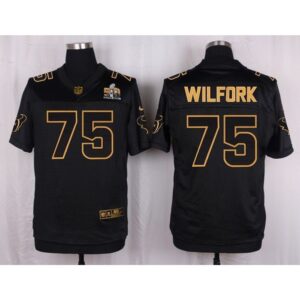 68621545aefac_1 Texans #75 Vince Wilfork Black Men's Stitched NFL Elite Pro Line Gold Collection Jersey