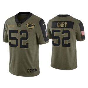 686215bcd4162_1 Men's Green Bay Packers #52 Rashan Gary 2021 Olive Salute To Service Limited Stitched Jersey