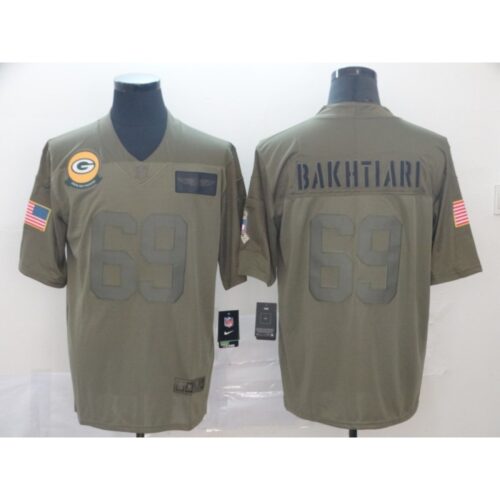 686215c9000cf_1 Men's Green Bay Packers #69 David Bakhtiari 2019 Camo Salute To Service Limited Stitched NFL Jersey