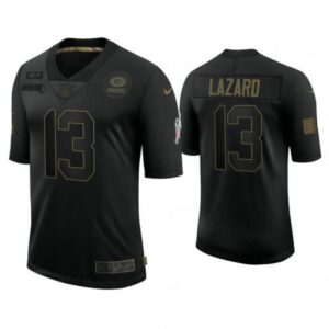 686215f326375_1 Men's Green Bay Packers #13 Allen Lazard Black Salute to Service Limited Stitched Jersey