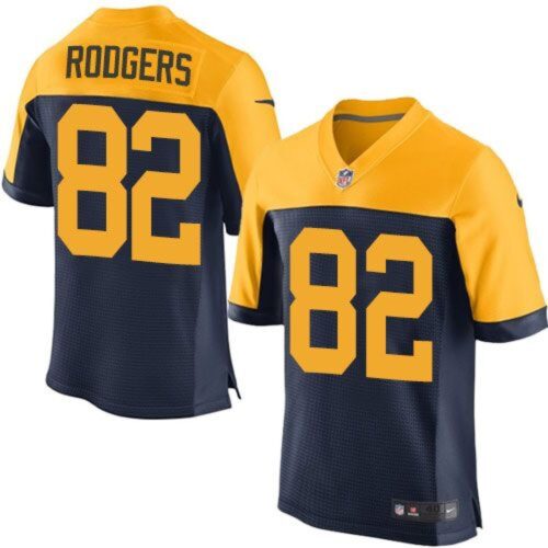 6862161a5575f_1 Packers #82 Richard Rodgers Navy Blue Alternate Men's Stitched NFL New Elite Jersey