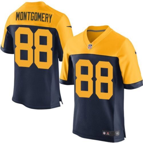 6862161d66715_1 Packers #88 Ty Montgomery Navy Blue Alternate Men's Stitched NFL New Elite Jersey