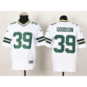 6862163bd69c0_1 Packers #39 Demetri Goodson White Men's Stitched NFL Elite Jersey