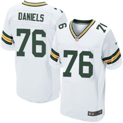 6862164ac6951_1 Packers #76 Mike Daniels White Men's Stitched NFL Elite Jersey