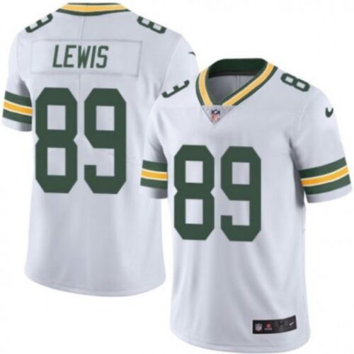 686216bf43d6e_1 Men's Green Bay Packers #89 Marcedes Lewis White Vapor Untouchable Limited Stitched Jersey