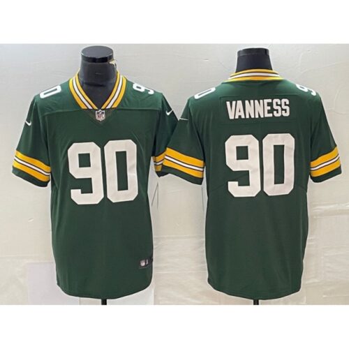 686216c254e16_1 Men's Green Bay Packers #90 Lukas Van Ness Green Vapor Untouchable Limited Stitched Jersey