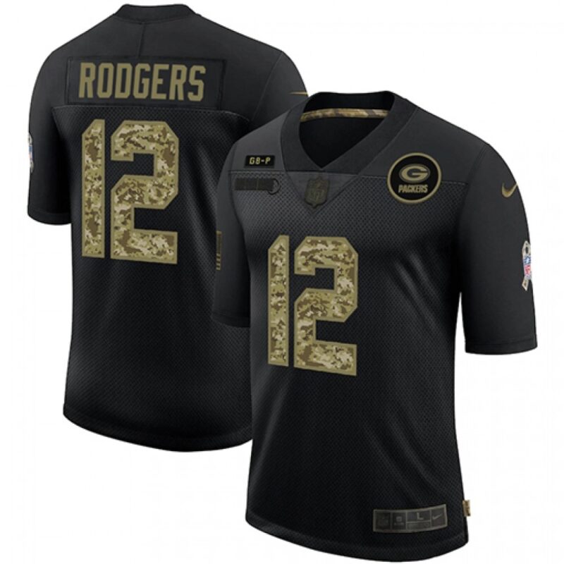 6862171b27a91_1 Men's Green Bay Packers #12 Aaron Rodgers 2020 Black Camo Salute To Service Limited Stitched Jersey