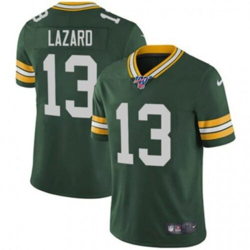 686217790535e_1 Men's Green Bay Packers #13 Allen Lazard Green 100th Season Vapor Untouchable Limited Stitched NFL Jersey