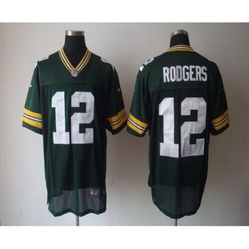 686217fbb8c00_1 Packers #12 Aaron Rodgers Green Team Color Men's Stitched NFL Elite Jersey