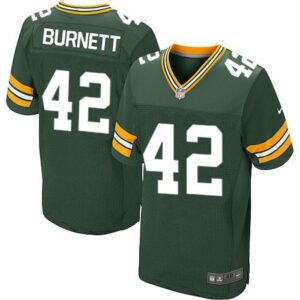 68621811c02c8_1 Packers #42 Morgan Burnett Green Team Color Men's Stitched NFL Elite Jersey