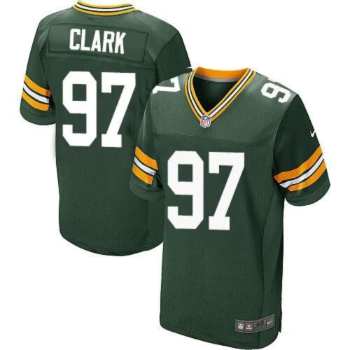 6862182a77de7_1 Packers #97 Kenny Clark Green Team Color Men's Stitched NFL Elite Jersey